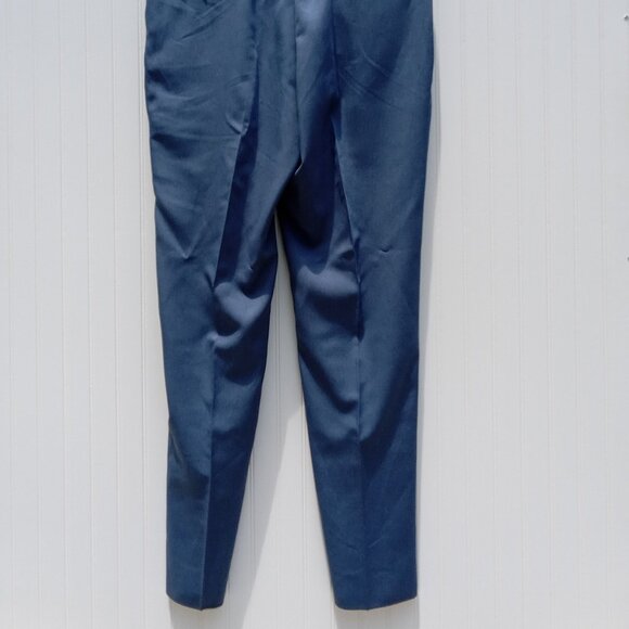 NWT Flying Cross Fechheimer Uniform Pants 52 French Blue Unhemmed Poly Garbadine - Picture 7 of 16